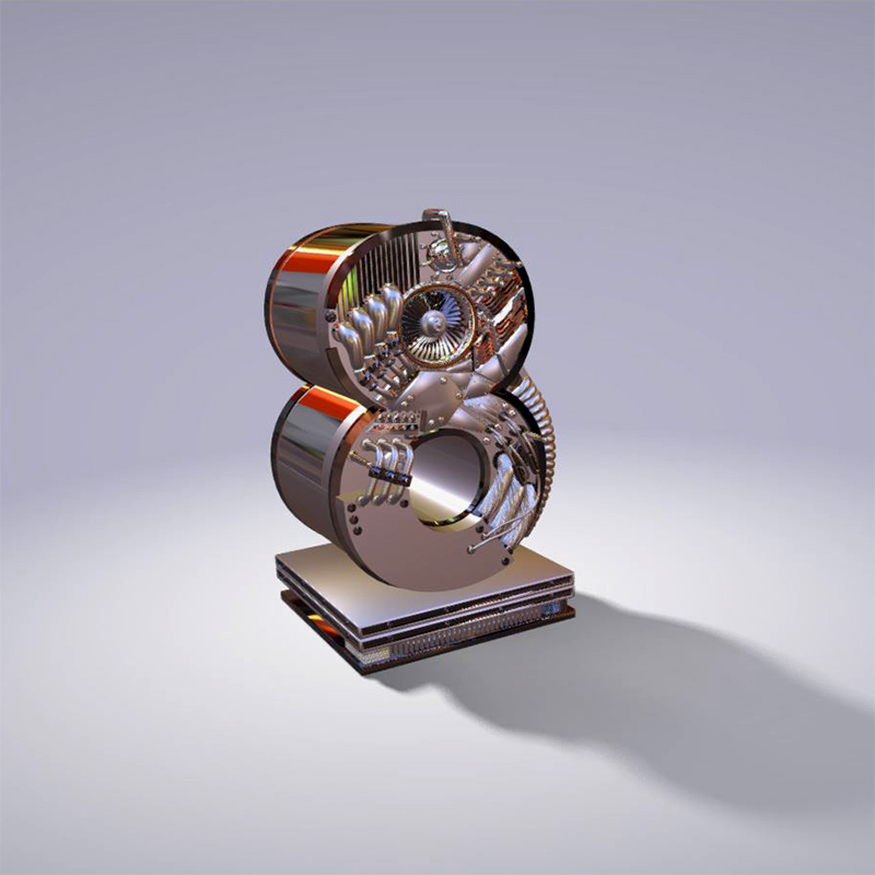 Modeling 3D " 8 "